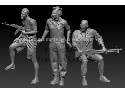 Somalia Fighters (3 Figures) - image 2