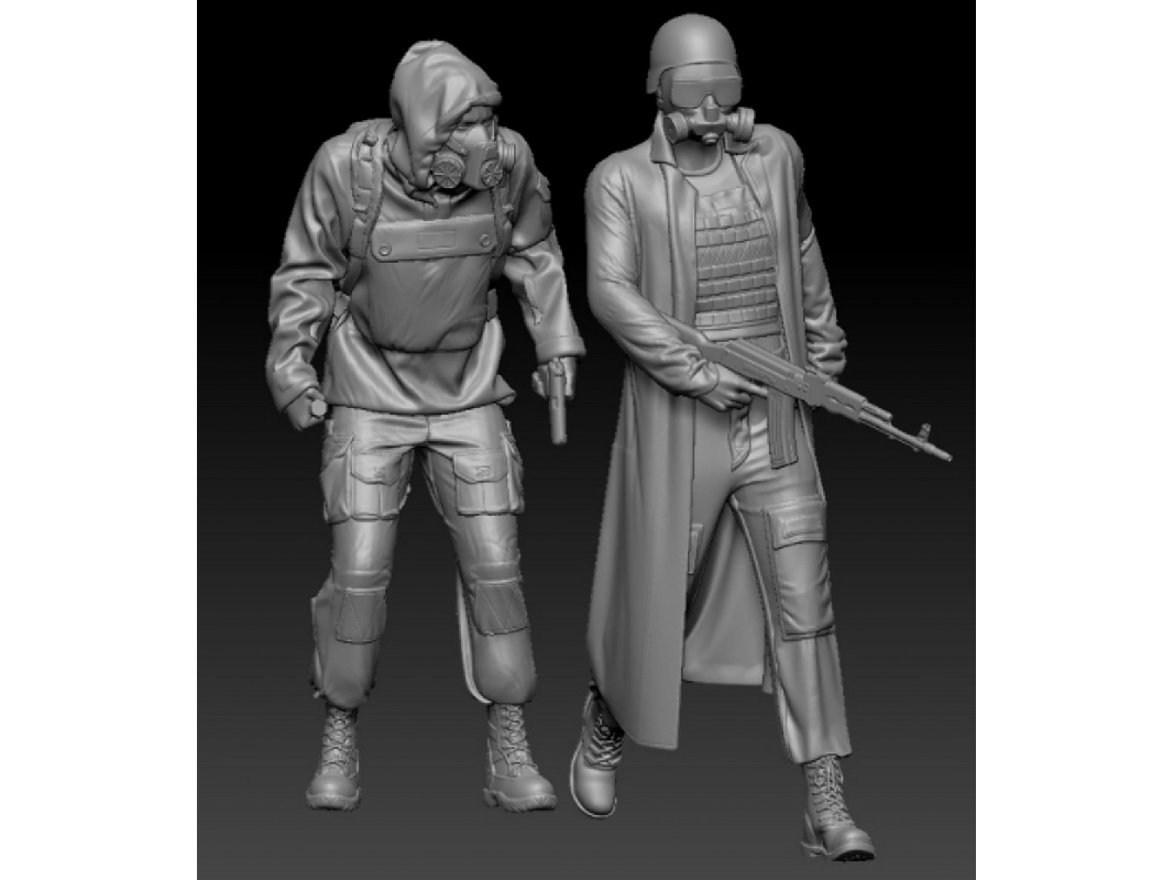 Stalker No.1 - Post Apo Fighters (2 Figures) - image 1
