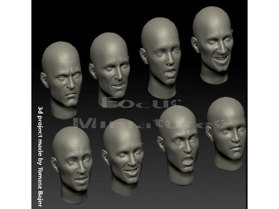 Heads Set 1 (8pcs) - image 1