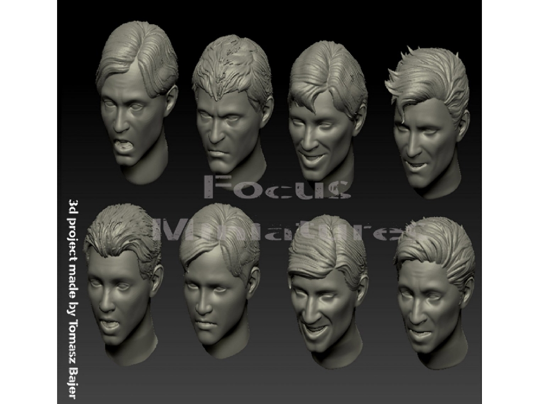Heads Set 2 (8pcs) - image 1