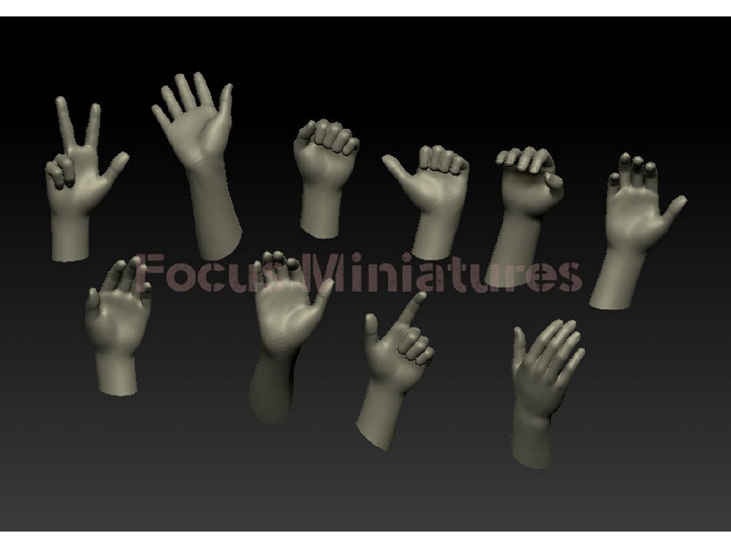 Hands Set 1 (16 Pcs) - image 1
