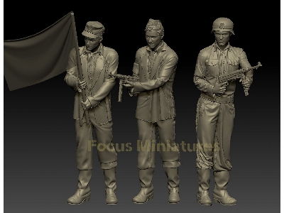 Polish Insurgents For Sdkfz 251/1 D (3 Figurki) - image 1