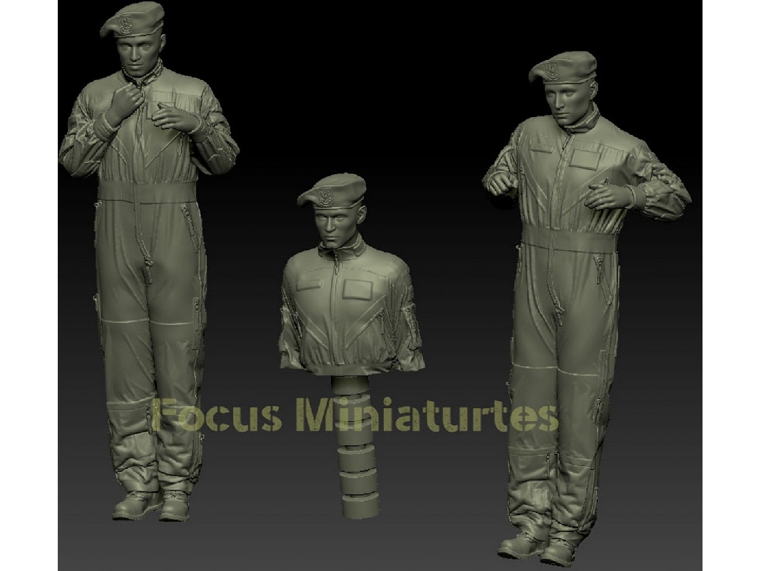 Modern Polish Crew For Pt-91 (3 Figures / 2 Heads Options) - image 1
