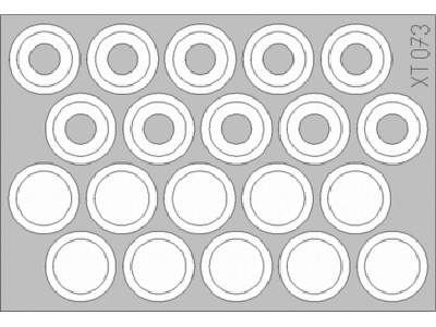  M-113 wheel mask 1/35 - Academy Minicraft - masks - image 1