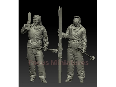 Skiers German Ww2 Soldiers Set Winter (1943) - image 1