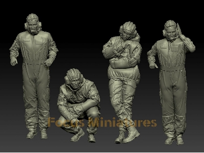 Modern Ukrainian Tank Crew Set No.1 (4 Figures) - image 1