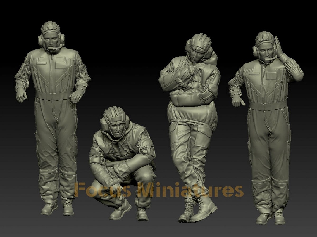Modern Ukrainian Tank Crew Set No.1 (4 Figures) - image 1