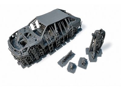 Abandoned Car + Figure Set 2 (3d-printed) - image 2