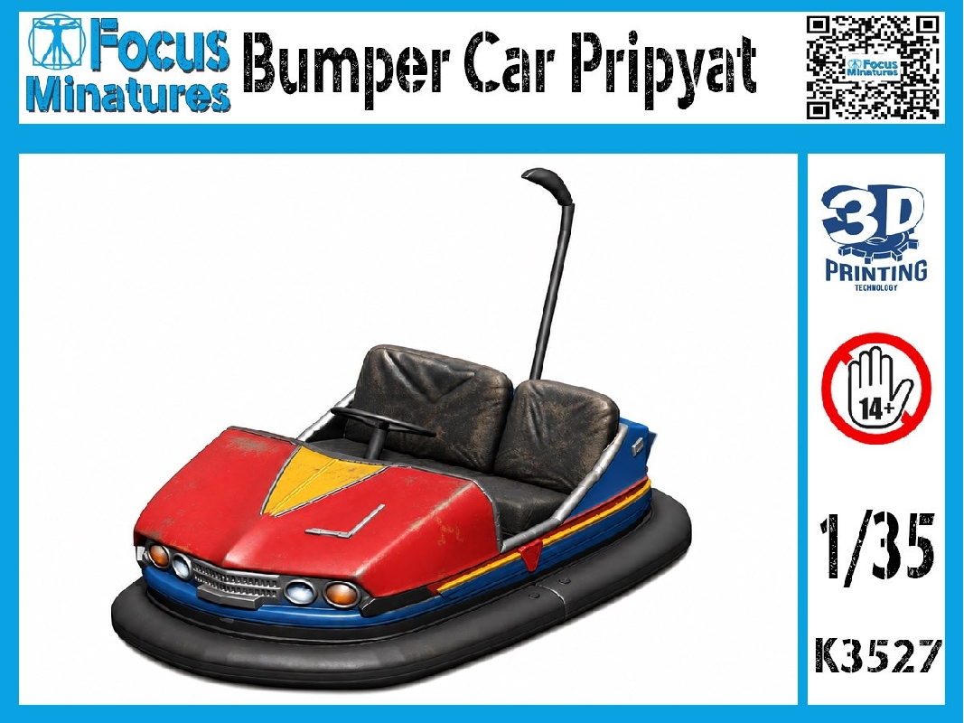 Bumper Car Pripyat (3d-printed) - image 1