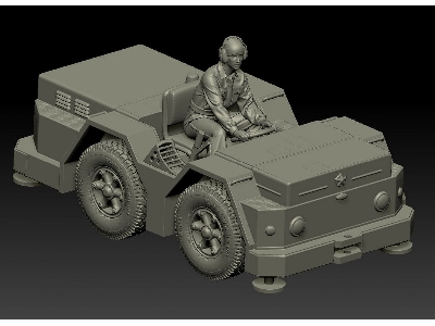 Russian Naval 10-ton Tractor & Driver - image 1