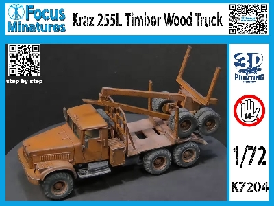 Kraz 255l Timber Wood Truck - image 1