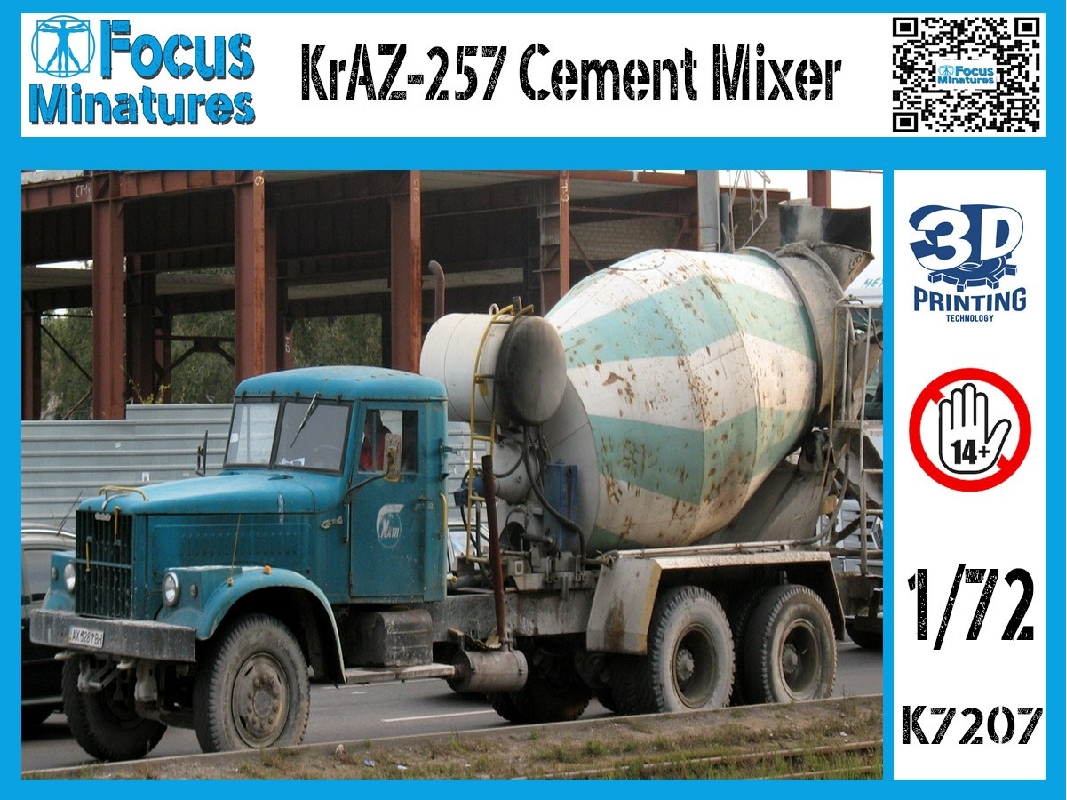 Kraz 257 Cement Mixer - image 1