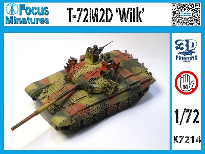 T-72m2d "wilk" With 2 Figures - Polish Prototype Mbt - image 1