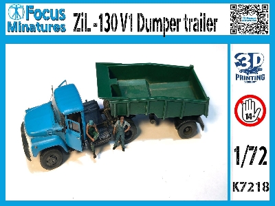 Zil-130 V1 Dumper Trailer - image 1