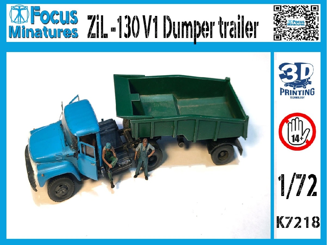 Zil-130 V1 Dumper Trailer - image 1