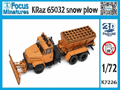 Kraz 65032 Snow Plow (3d-printed) - image 1