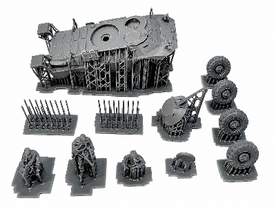 Brdm-2 Nbc + 3 Figures (3d-printed) - image 2