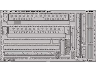 M-1130 CV Mounted rack and belts 1/35 - Trumpeter - image 2