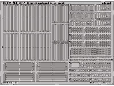 M-1130 CV Mounted rack and belts 1/35 - Trumpeter - image 3