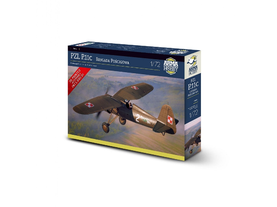 Pzl P.11c - Pursuit Brigade (With 3d-printed Parts) - image 1