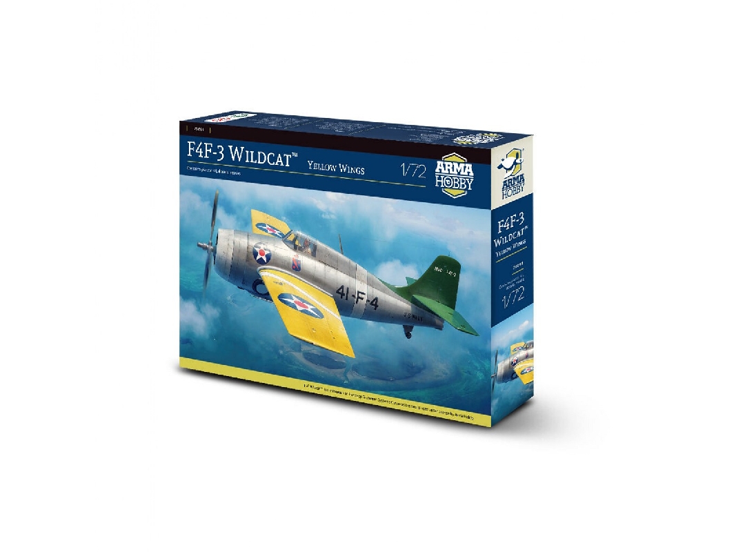 Grumman F4f-3 Wildcat - Yellow Wings - image 1