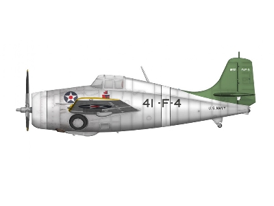 Grumman F4f-3 Wildcat - Yellow Wings - image 5