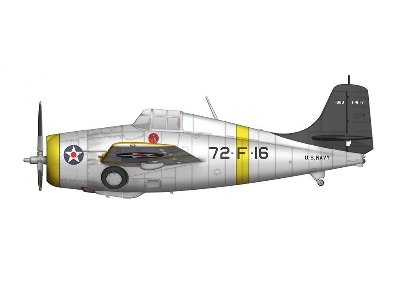 Grumman F4f-3 Wildcat - Yellow Wings - image 6