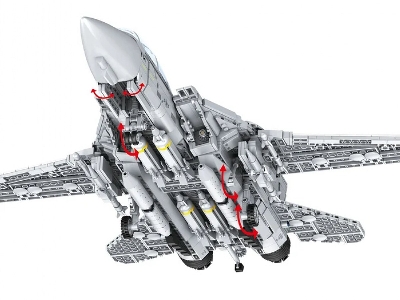 Maverick's F-14 A Tomcat Top Gun - Brick System - image 10