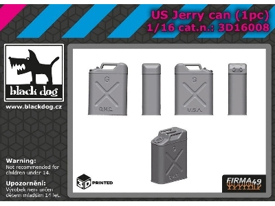 Us Jerrycan (1 Piece / 3d-printed) - image 1