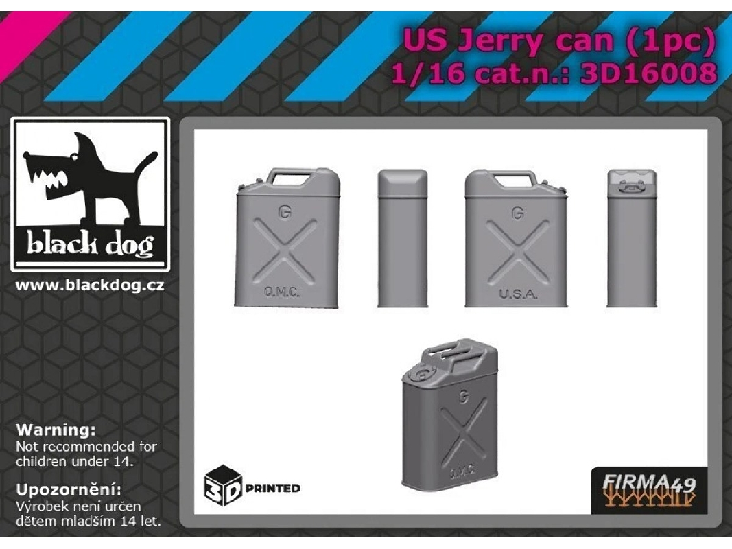Us Jerrycan (1 Piece / 3d-printed) - image 1