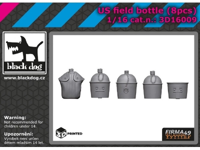 Us Field Bottles (8 Pcs / 3d-printed) - image 1