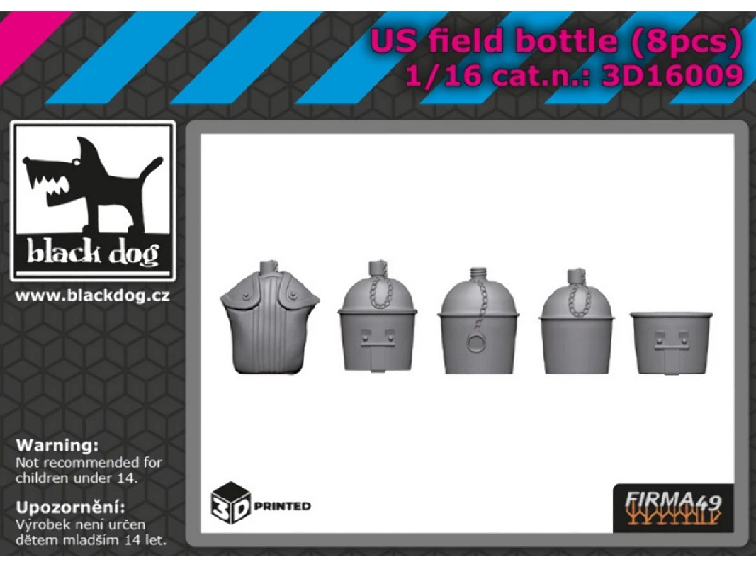 Us Field Bottles (8 Pcs / 3d-printed) - image 1