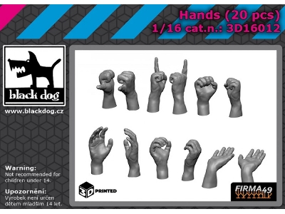 Hands (20 Pcs / 3d-printed) - image 1