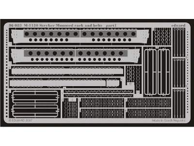 M-1130 rack and belts 1/35 - Afv Club - image 2