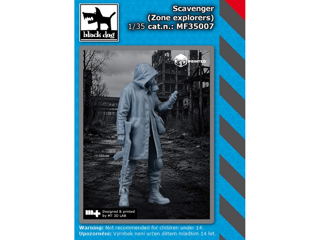 Scavenger - Zone Explorers (1 Figure / 3d-printed) - image 1