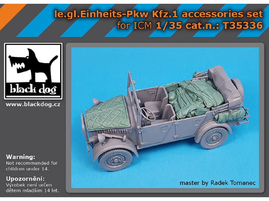 German Le.Gl.Einheits-pkw Kfz.1 - Accessories Set (For Icm Kits) - image 1