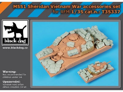 M551 Sheridan Vietnam War - Accessories Set (For Rfm Kits) - image 1