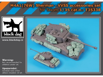 M4a1(76w) Sherman Vvss - Accessories Set (For Takom Kits) - image 1
