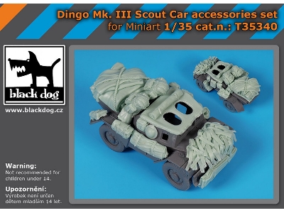 Dingo Mk. Iii Scout Car - Accessories Set (For Miniart Kits) - image 1