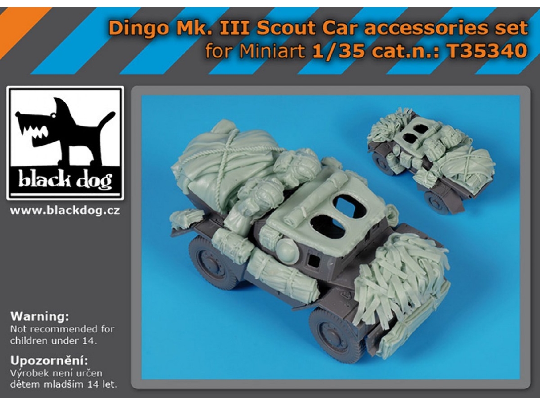 Dingo Mk. Iii Scout Car - Accessories Set (For Miniart Kits) - image 1