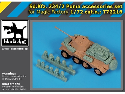Sd.Kfz. 234/2 Puma - Accessories Set (For Magic Factory Kits) - image 1