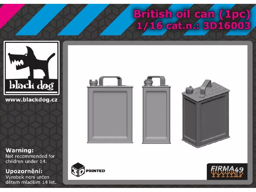 British Oil Can (1 Piece / 3d-printed) - image 1