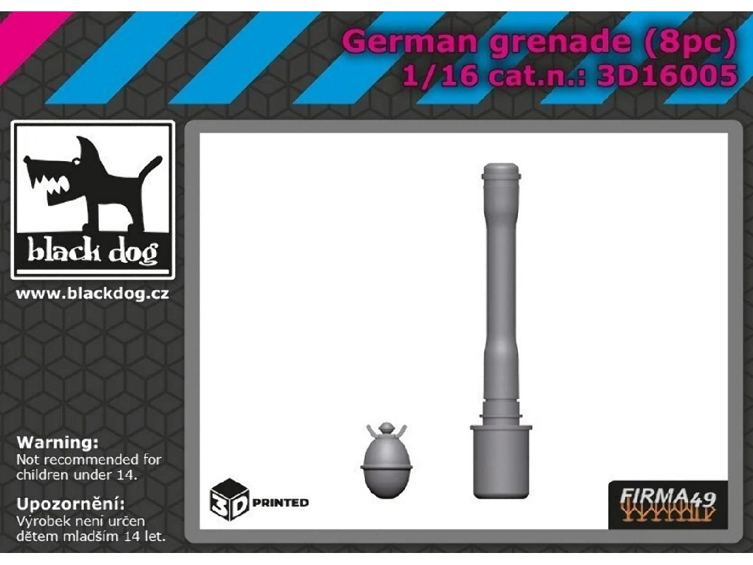 German Grenades (8 Pcs / 3d-printed) - image 1