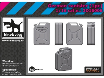 German Canister (1 Piece / 3d-printed) - image 1