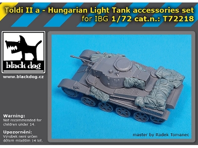 Toldi Ii A Hungarian Light Tank - Accessories Set (For Ibg Kits) - image 1