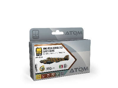 Atom-20954 Regia Aeronautica Wwii Early Color Set - image 1