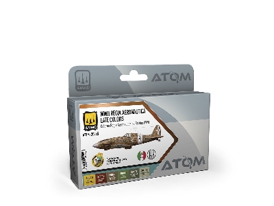 Atom-20955 Regia Aeronautica Wwii Late Color Set - image 1