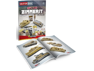 Solution Book 31 - How To Apply Zimmerit In Scale (English / Castellano / Français And Deutsch) - image 1