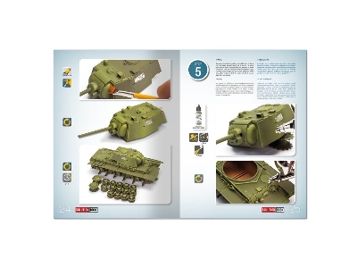 Solution Book 37 - How To Paint Wwii 4bo Green Vehicles (English, Spanish, French And German) - image 3