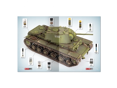 Solution Book 37 - How To Paint Wwii 4bo Green Vehicles (English, Spanish, French And German) - image 8